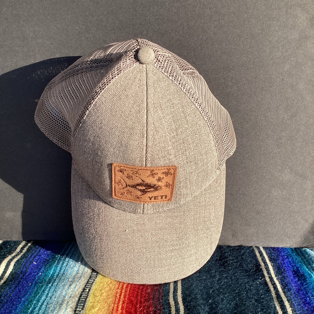 Yeti Snapback Mesh Hat With Fish Patch - image 2